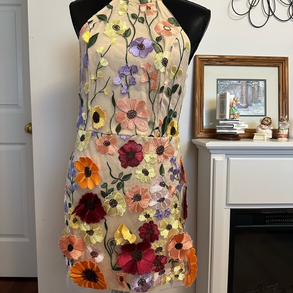 Floral mini dress - Picture 5 of 5